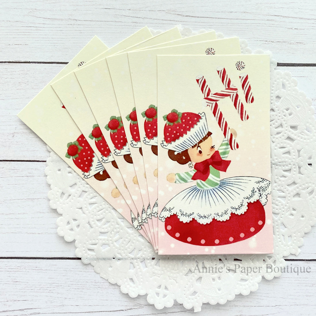 Candy Girl Vintage Inspired Christmas Tags