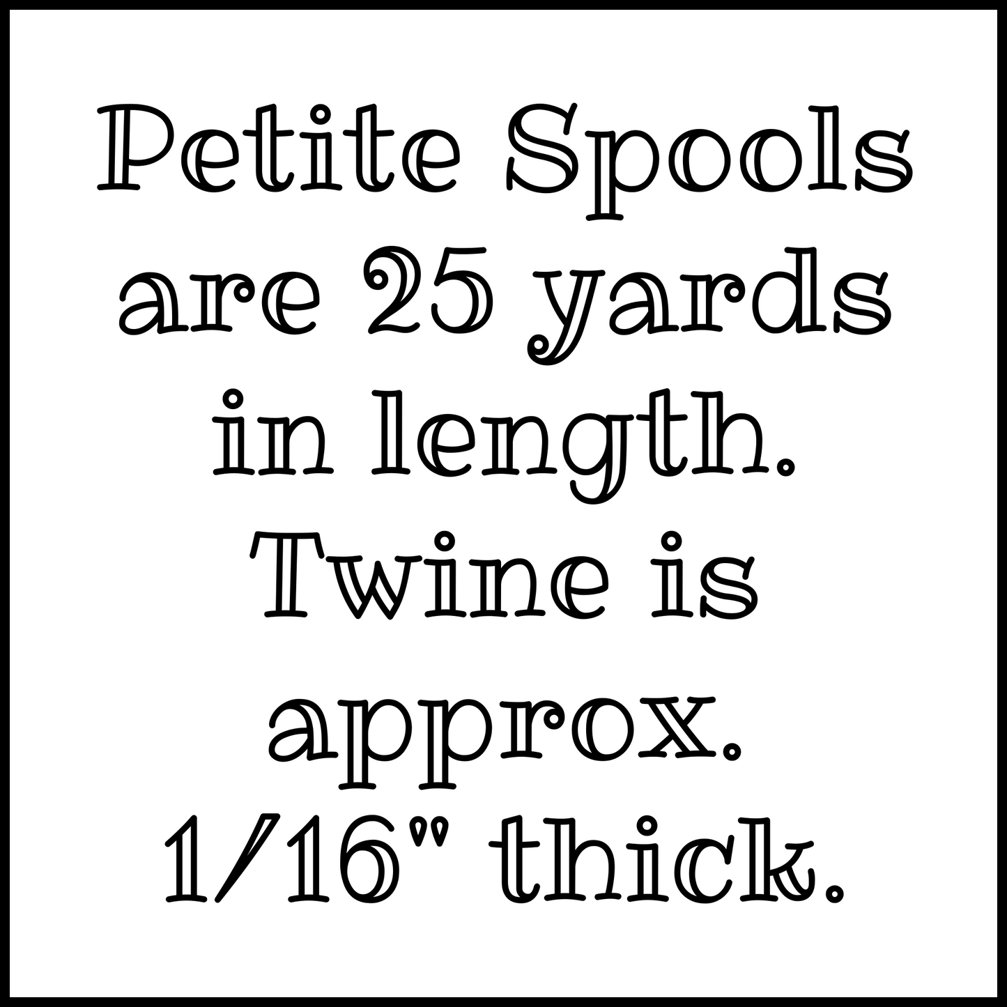 Petite Spool information
