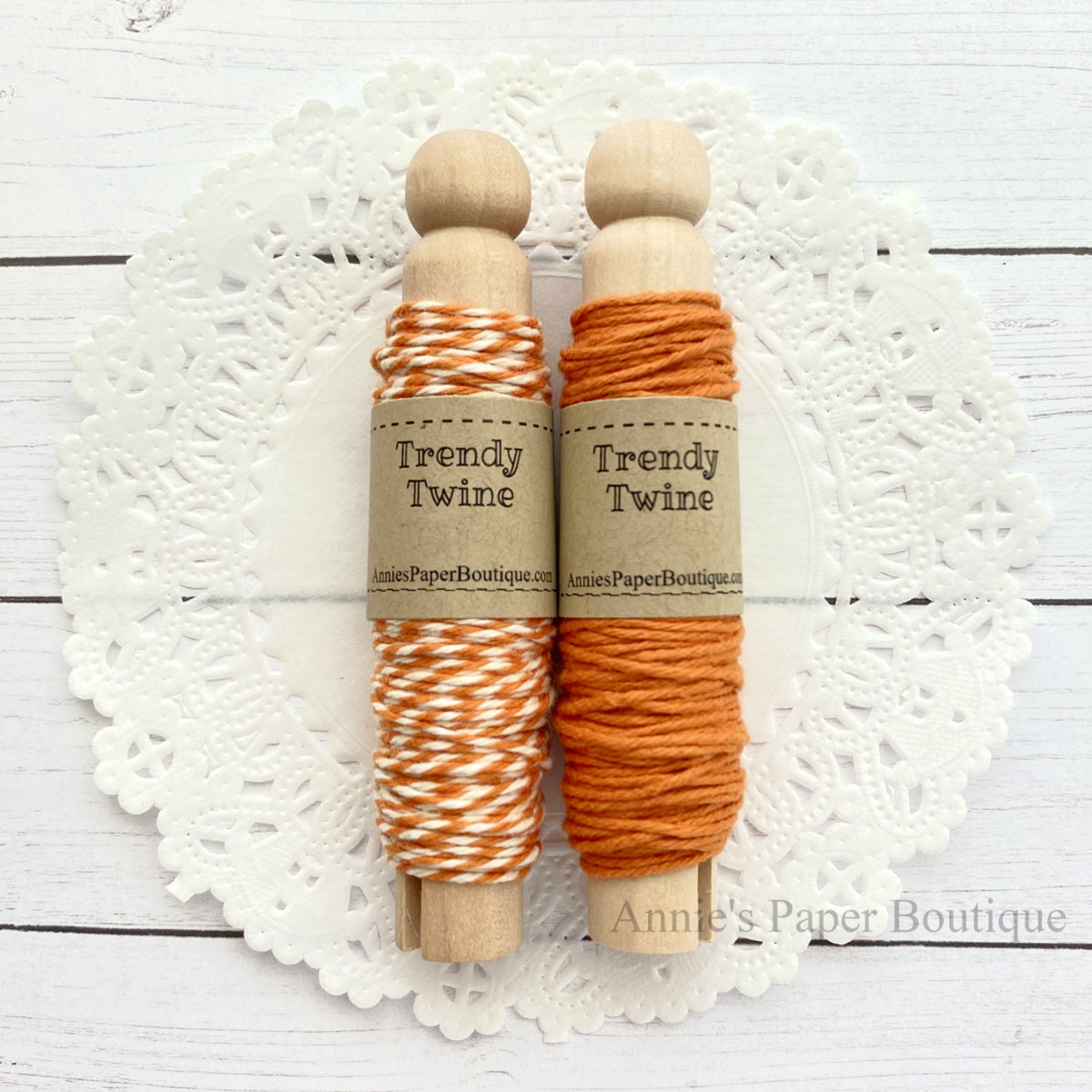 Pumpkin Duo Trendy Twine Sampler