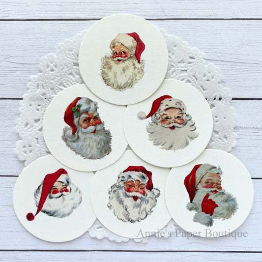 Round Santa Tag Bundle No.1