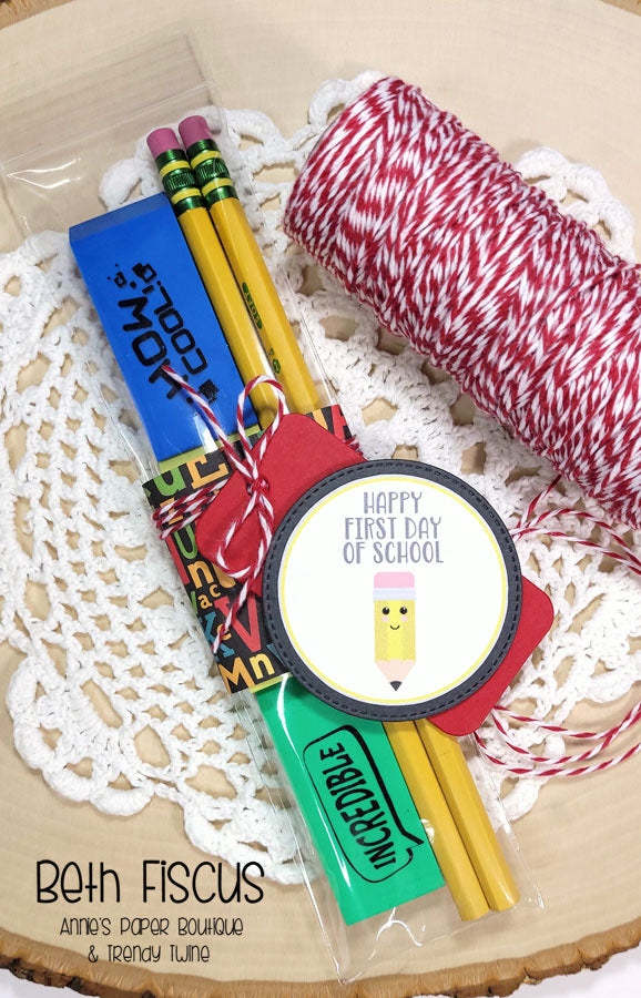 Happy First Day of School Print & Punch Tags