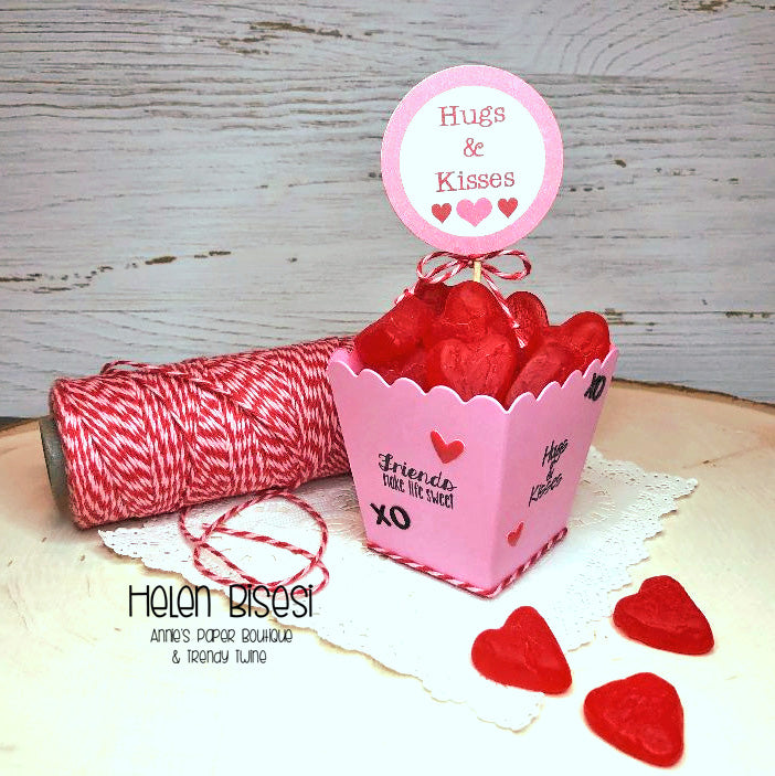 Hugs & Kisses Print & Punch Tags