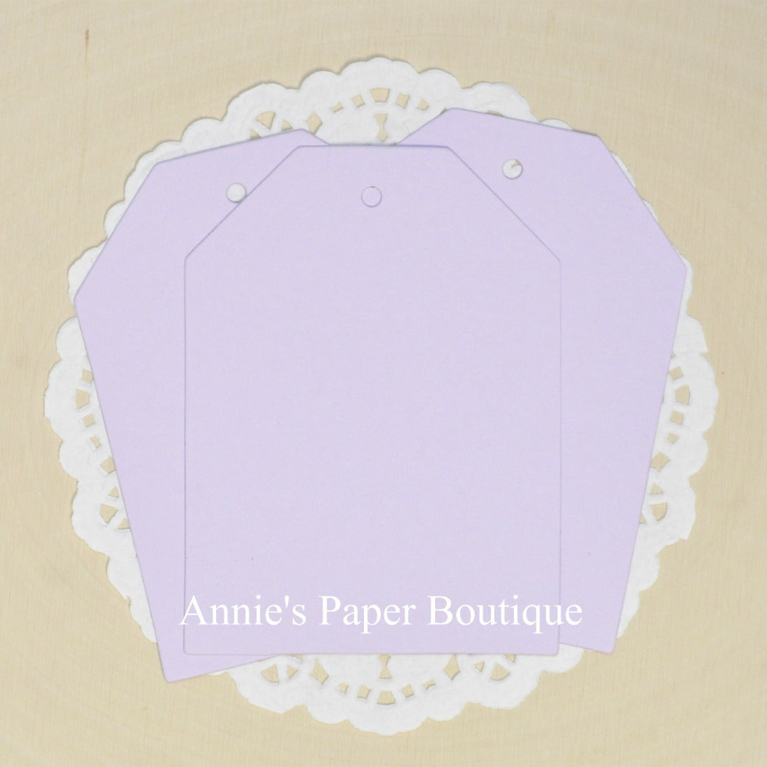 Lavender Cardstock Hang Tags