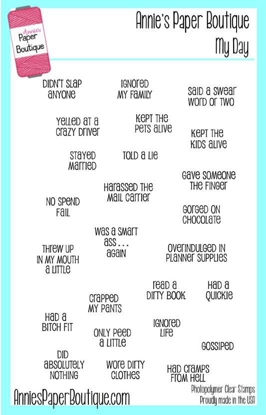 Planner Stamps - Adulting, Snarky, Sassy