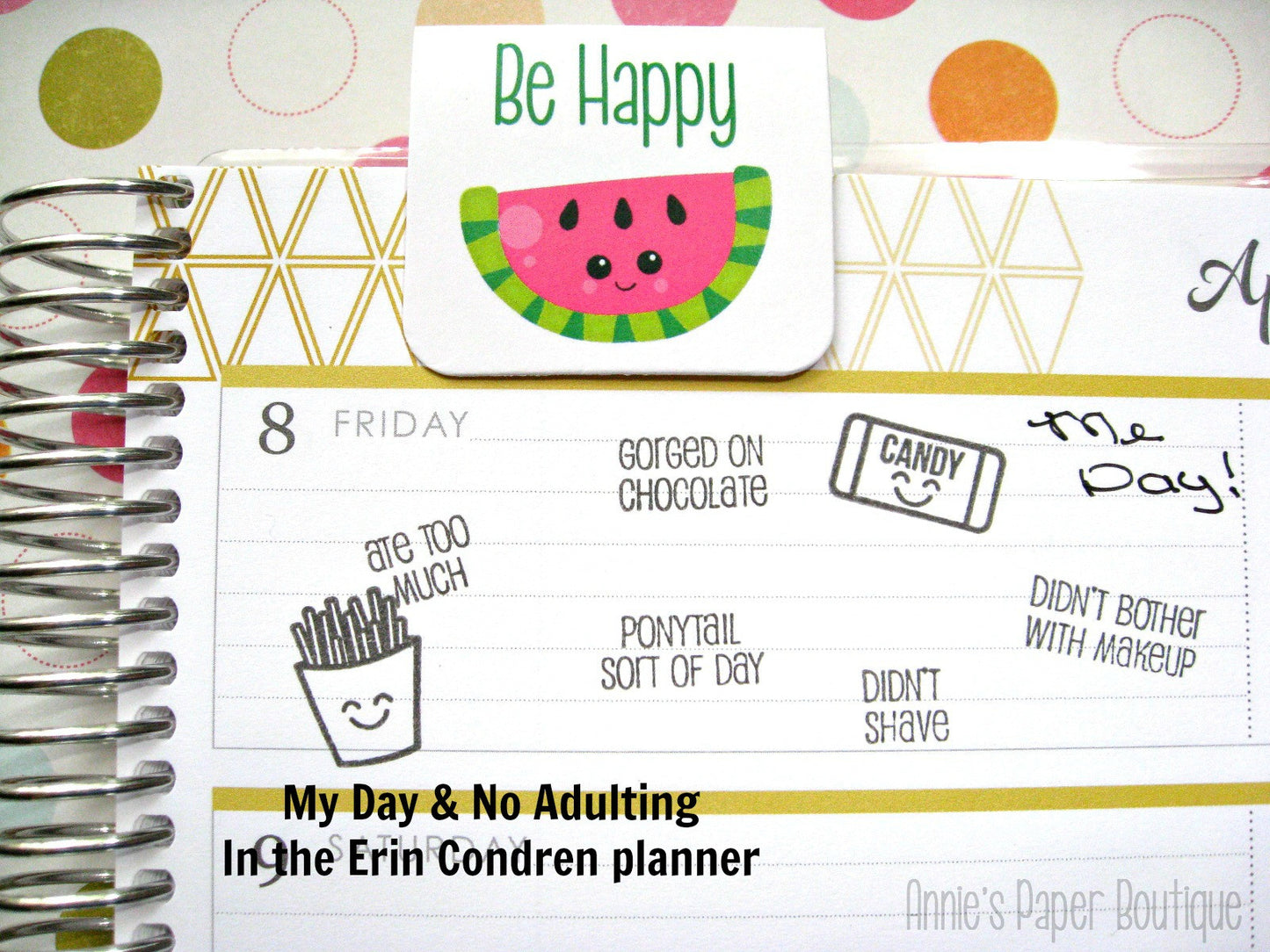 No Adulting Planner Stamps - 4x6