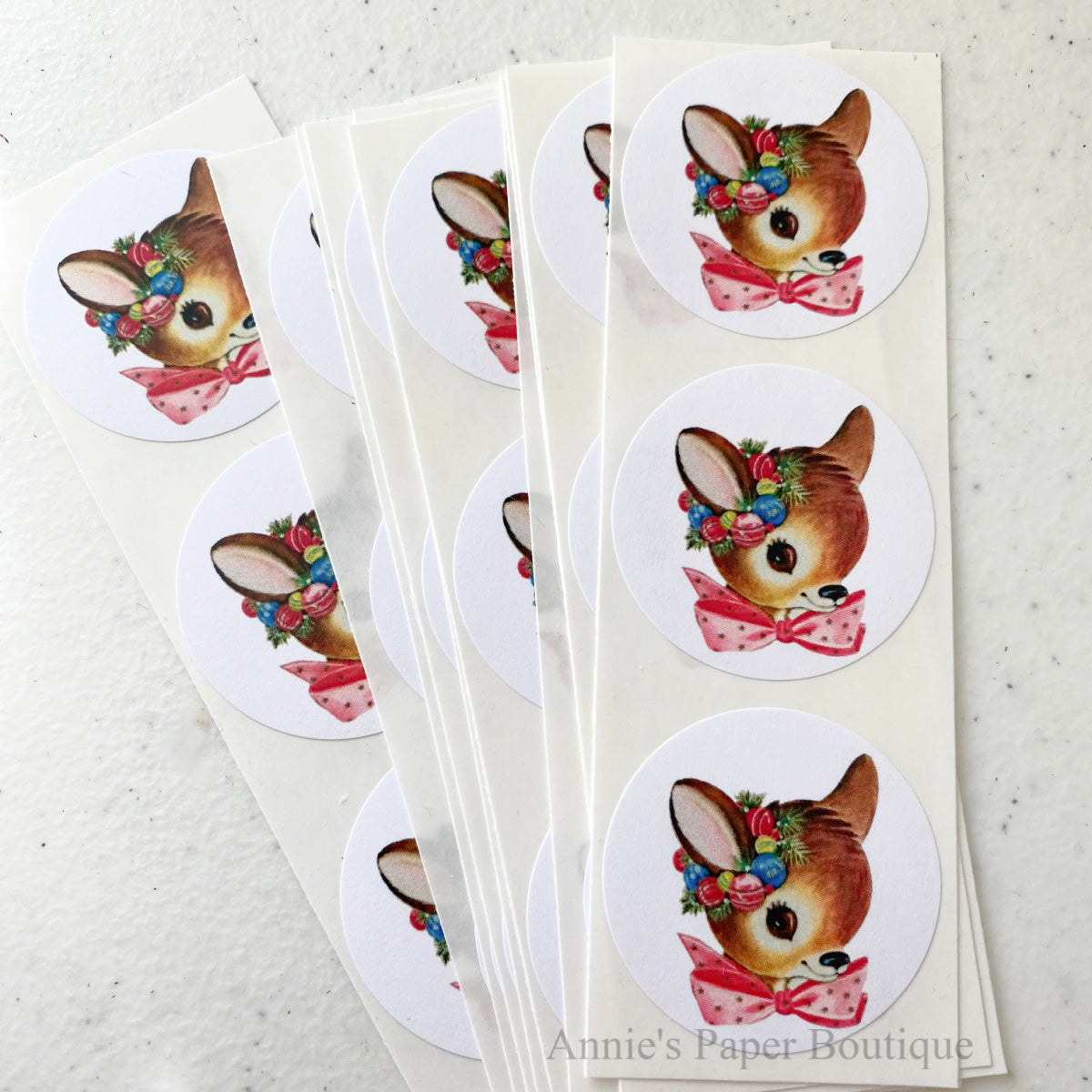 Oh Deer Retro Stickers