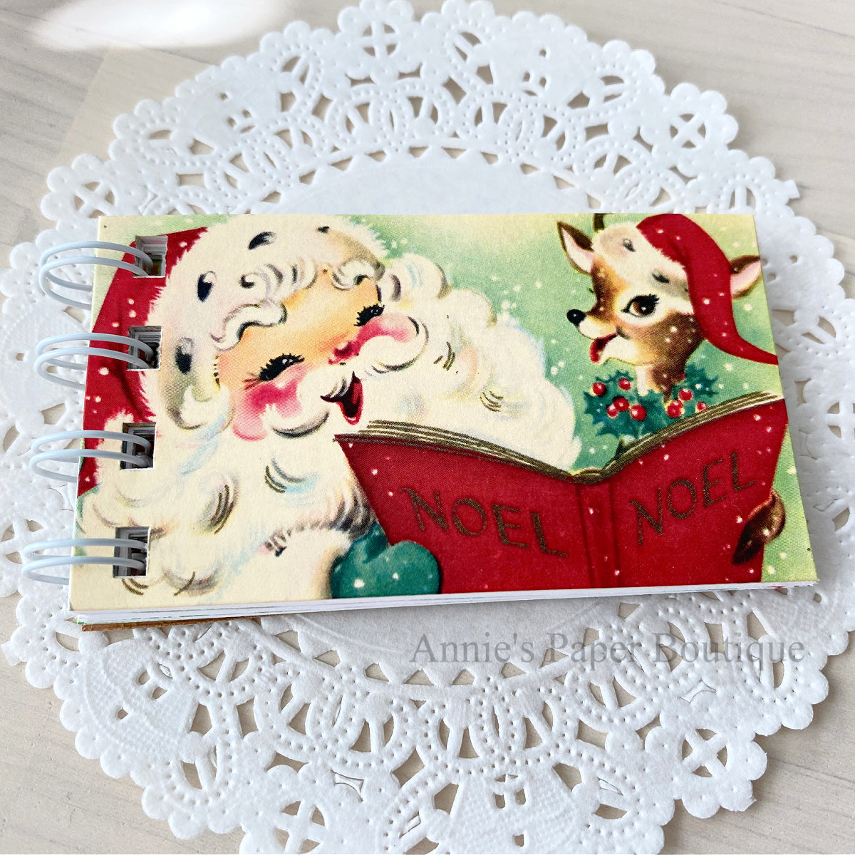 Santa and Reindeer Mini Jotter