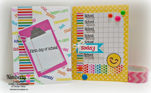 School Days Planner Stamps - 4x4