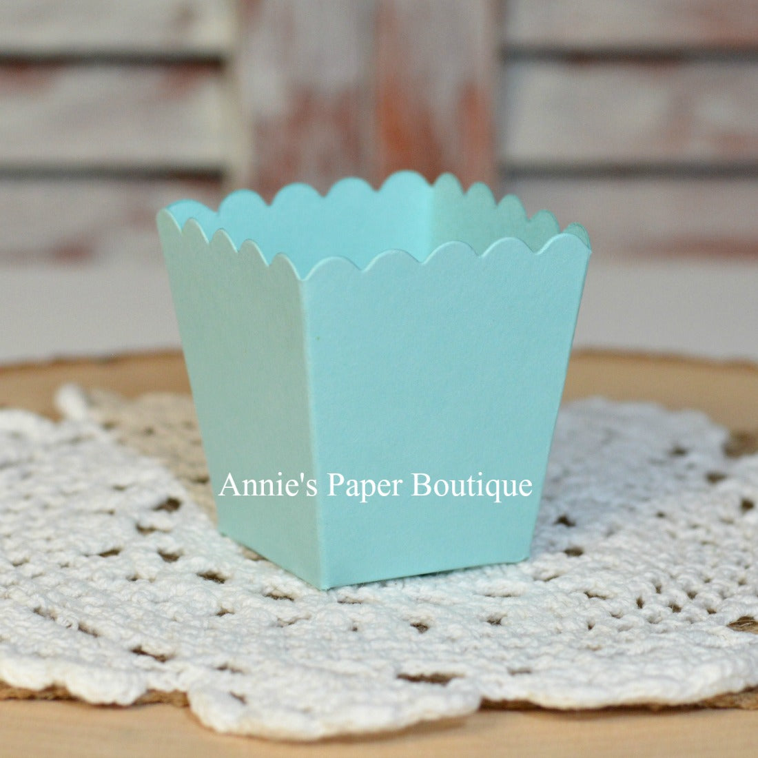 Sky Blue Mini Popcorn Box