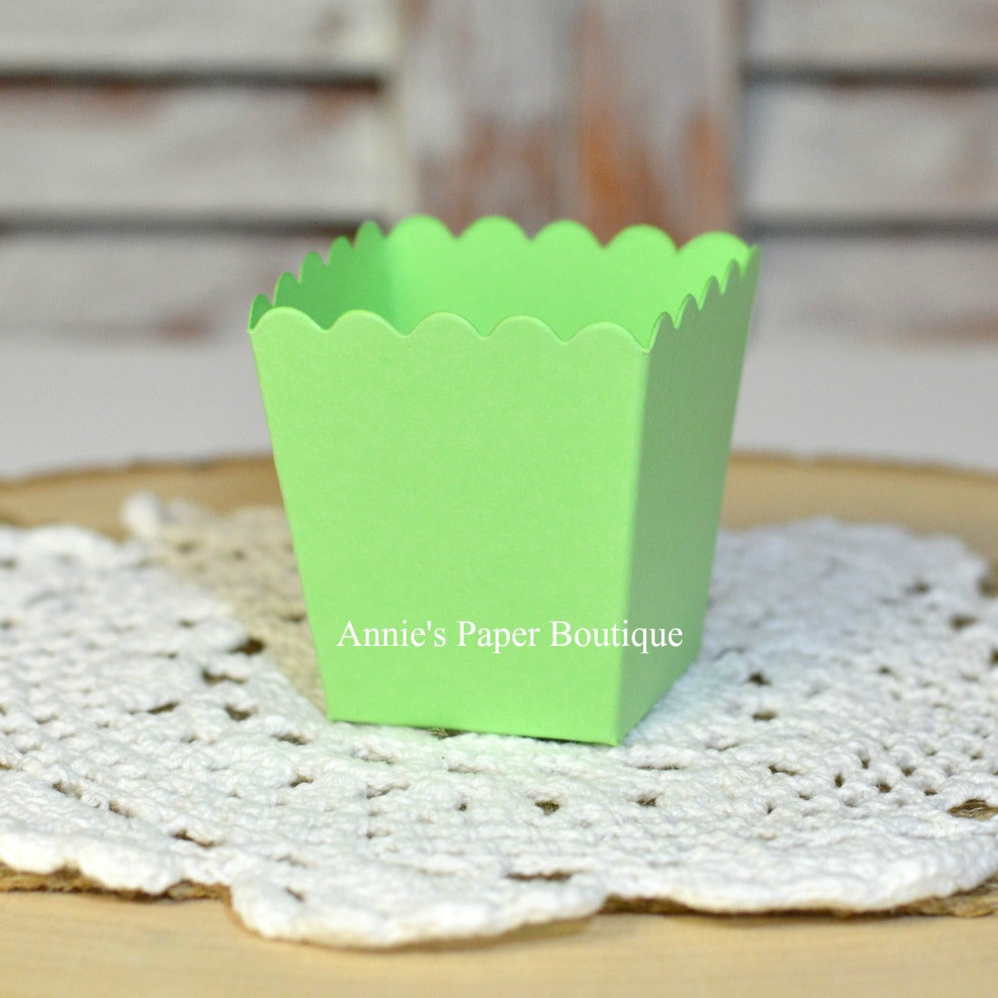 Spring Green Mini Popcorn Box