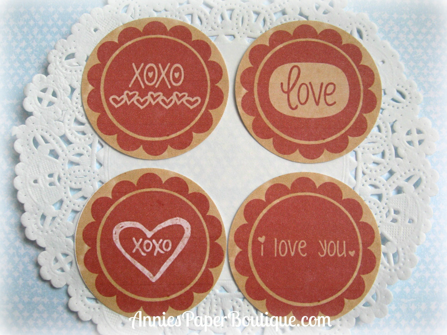 Vintage Love Print & Punch Tags