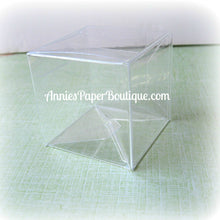Candy Cubes - 2" x 2" Square Clear Boxes