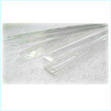 Skinny Candy Chutes - 5/8" x 5/8" x 8" Clear Boxes