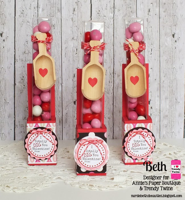 Biggie Candy Chutes - 1" x 1" x 8" Clear Boxes
