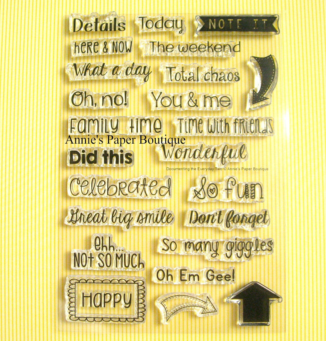 Documenting the Everyday #2 journaling stamps
