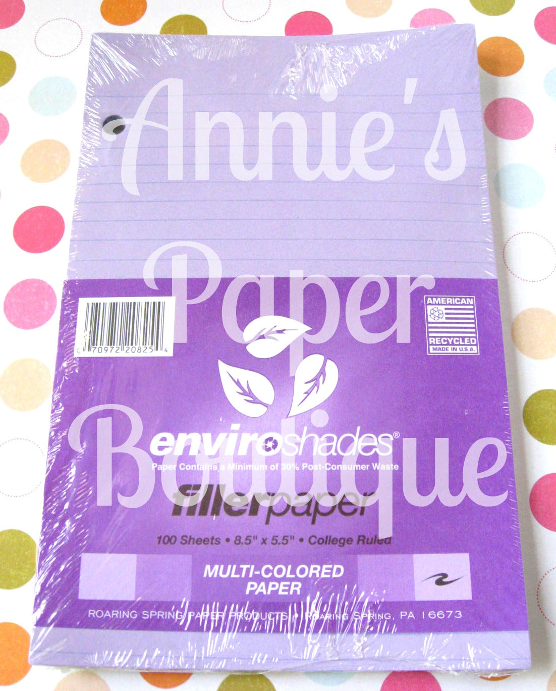 5-1/2" x 8-1/2 Lined Filler Paper
