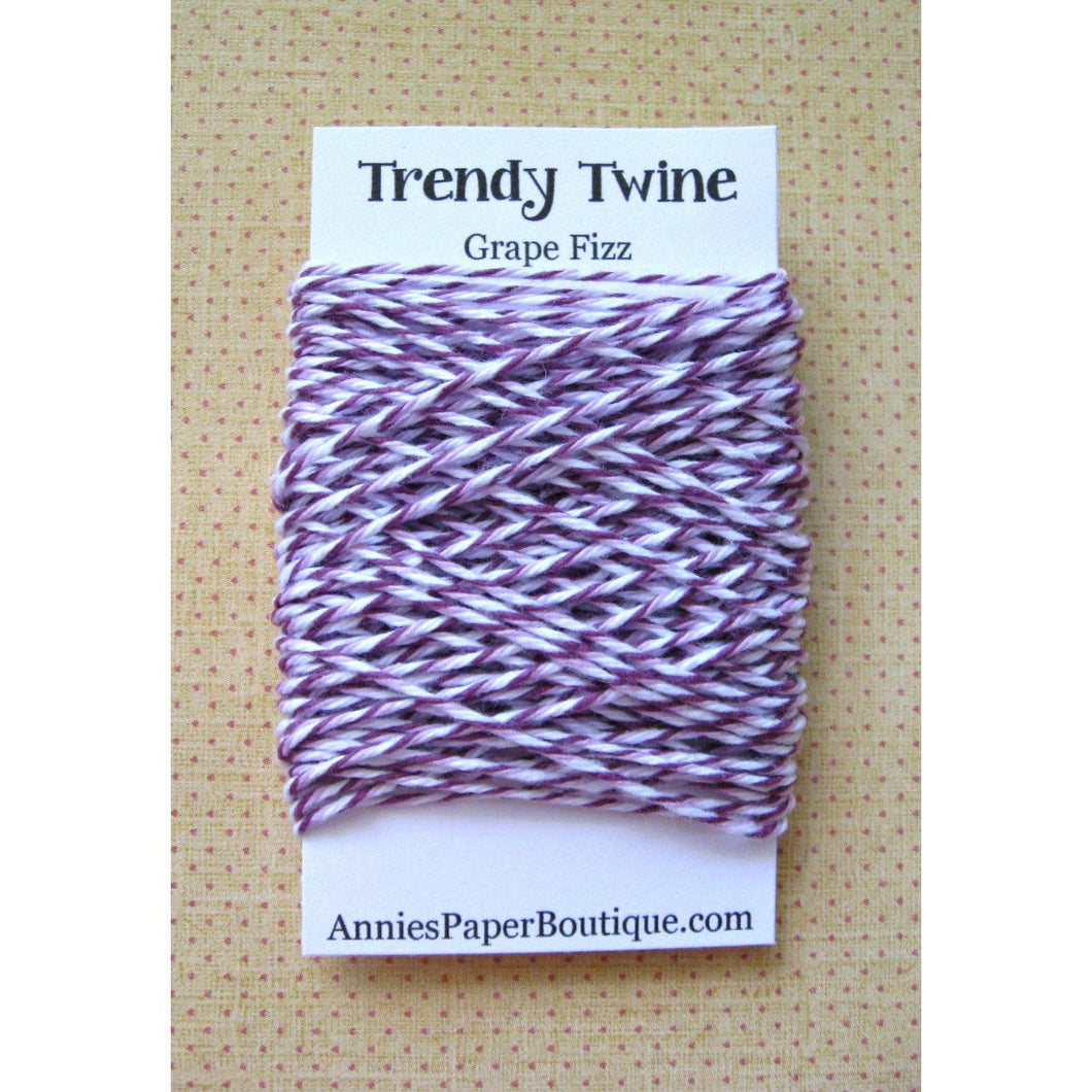 Grape Fizz Trendy Bakers Twine Mini - Purple, Lavender, and White