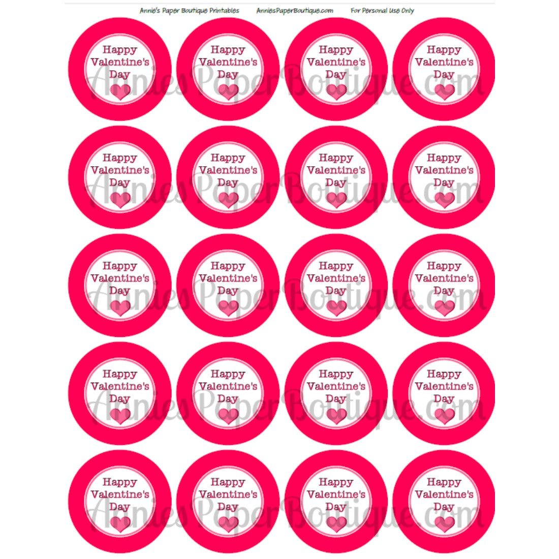 Happy Valentine's Day Printable