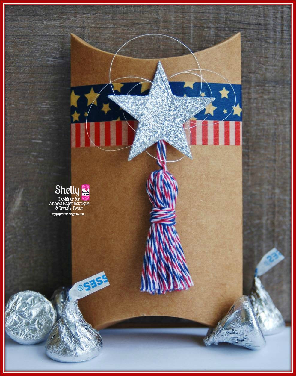 Large Kraft Pillow Boxes - 3" x 1" x 5"