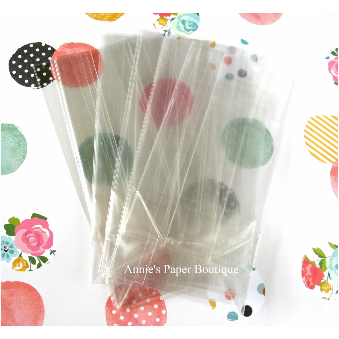 Clear Gusset Bags 3 inches x 6.5 inches