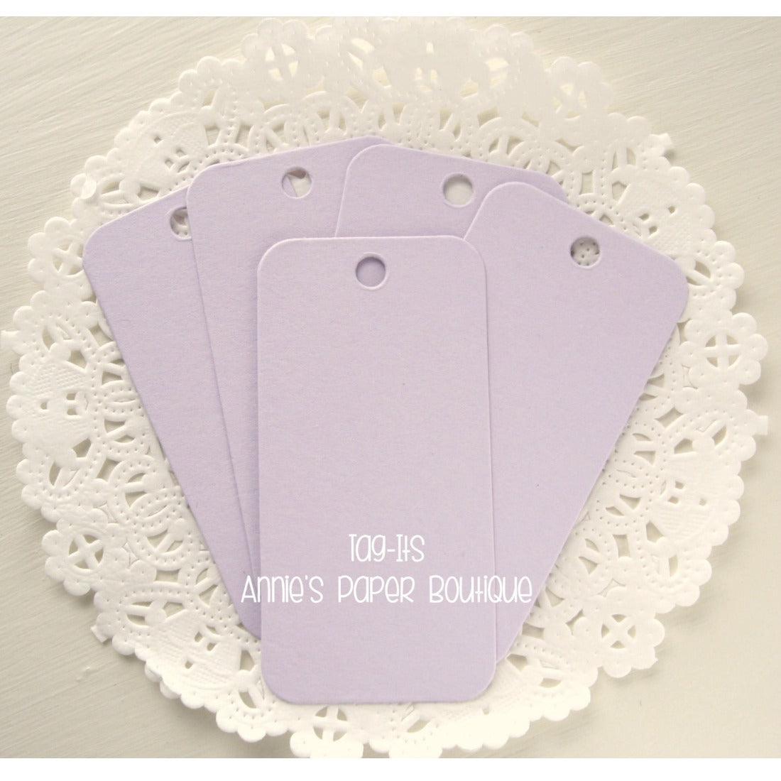 Lavender Tag-Its, Light Purple Cardstock Hang Tags