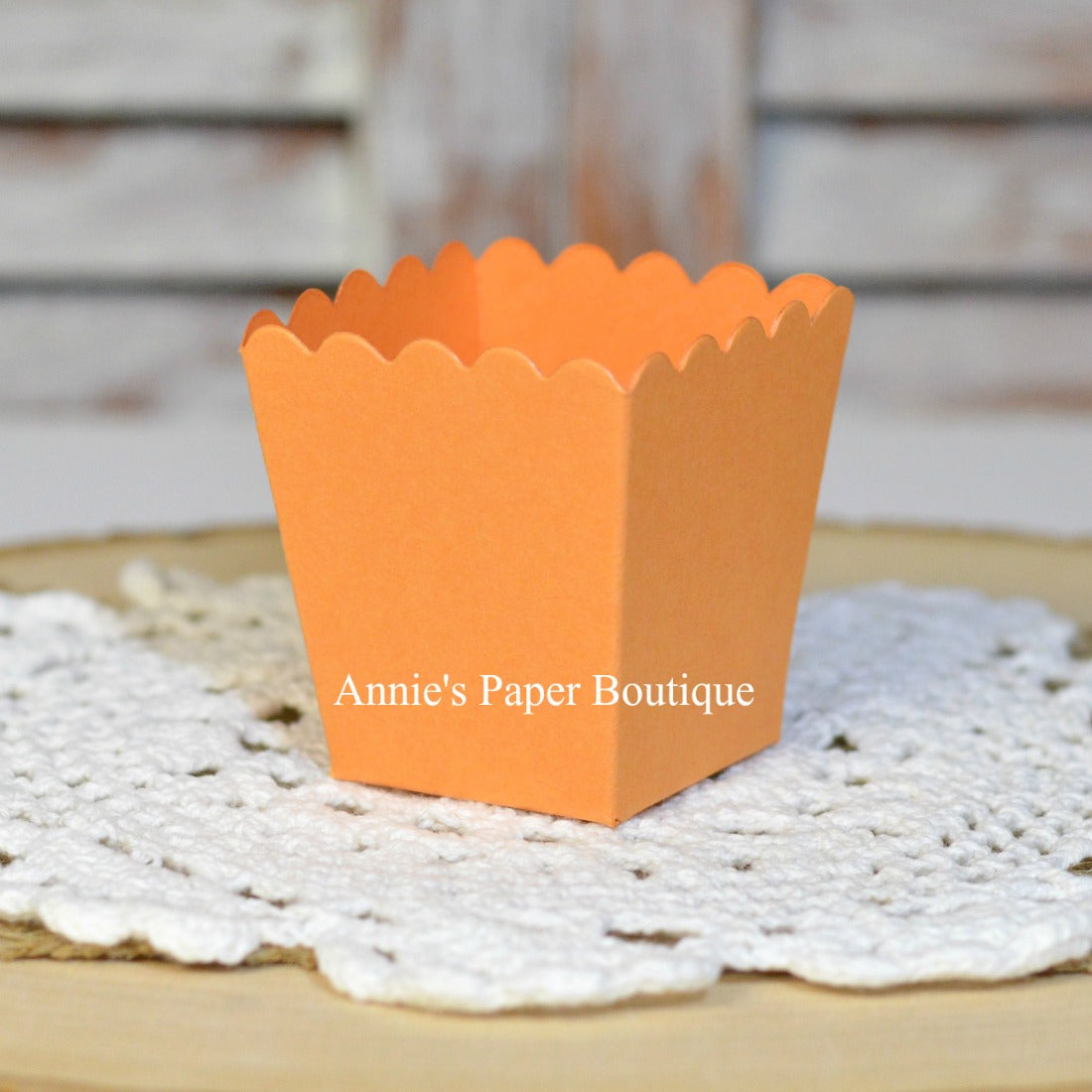 Mango Orange Mini Popcorn Boxes