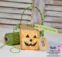 Kraft Mini Take Out Boxes - Decorated