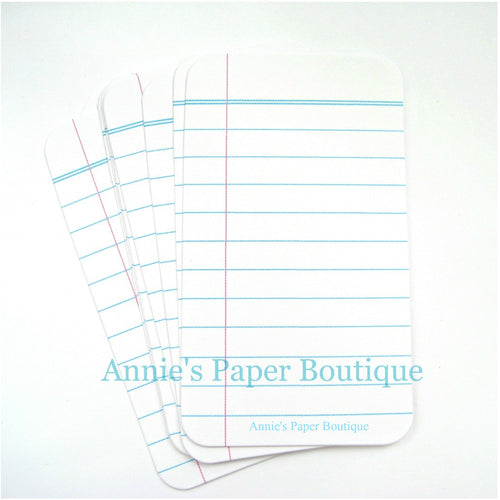 Filler paper journaling cards