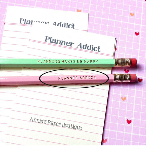 Planner Addict Pencils - Pastel Pink