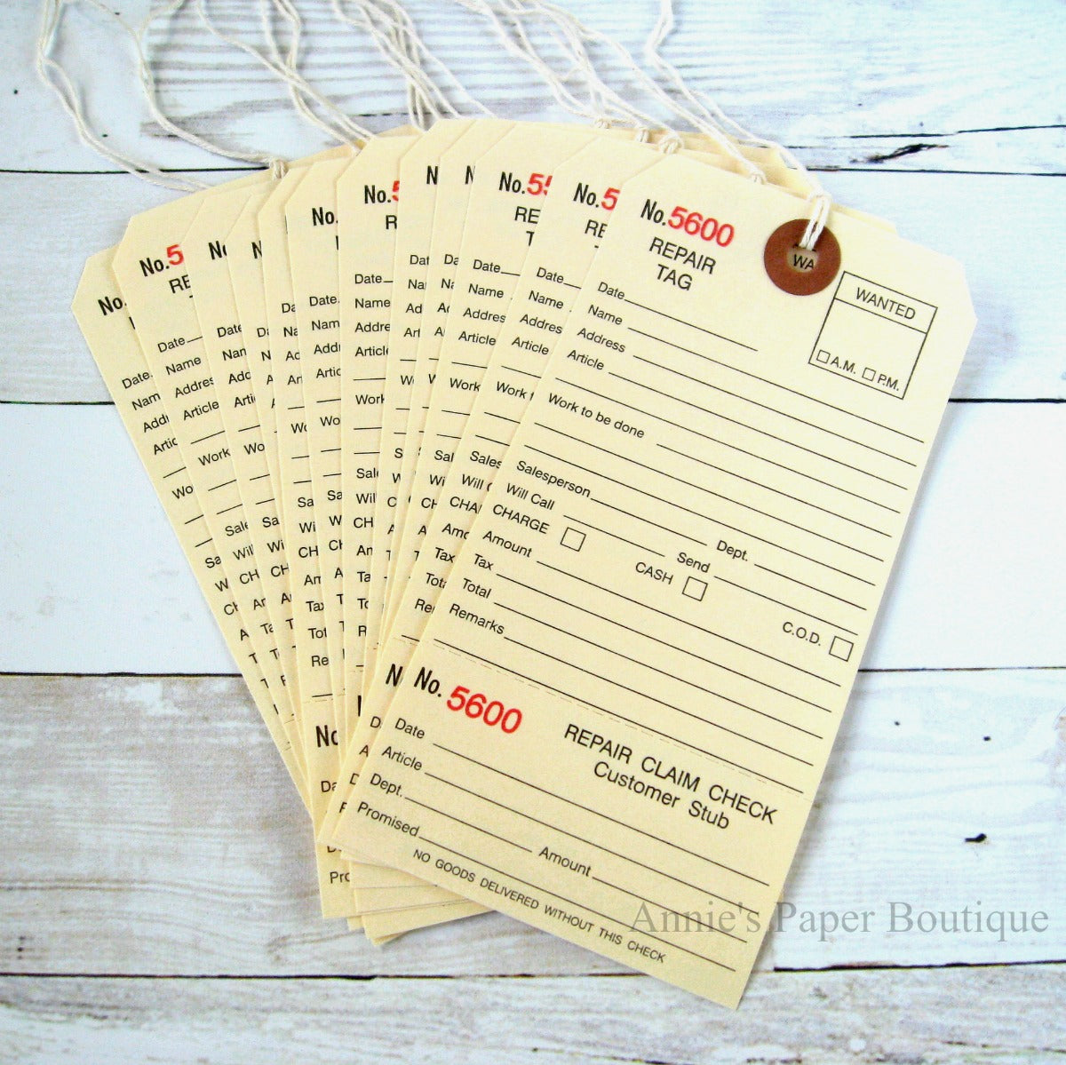 Repair Tags
