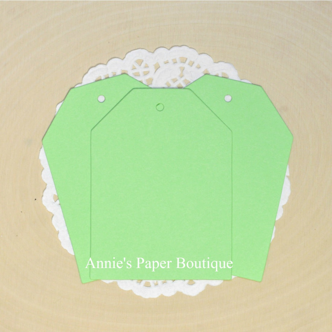 Spring Green Cardstock Hang Tags