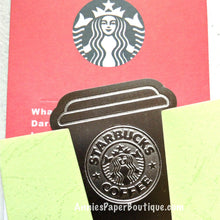 Starbucks metal page clip