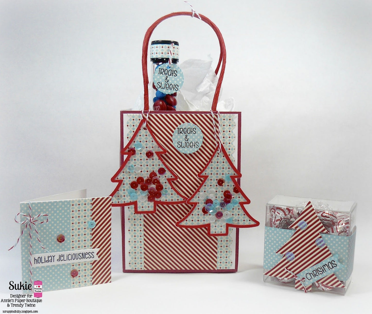 Treats and Card using This is December #2 Clear Stamp Set