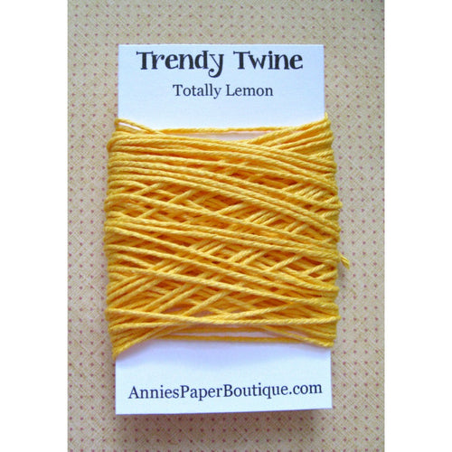Totally Lemon Trendy Bakers Twine Mini - Solid Yellow