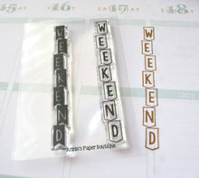 Weekend Banners, Too Planner Stamps