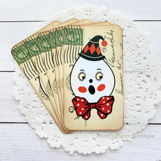 Bowtie Ghost Halloween Vintage Inspired Tags