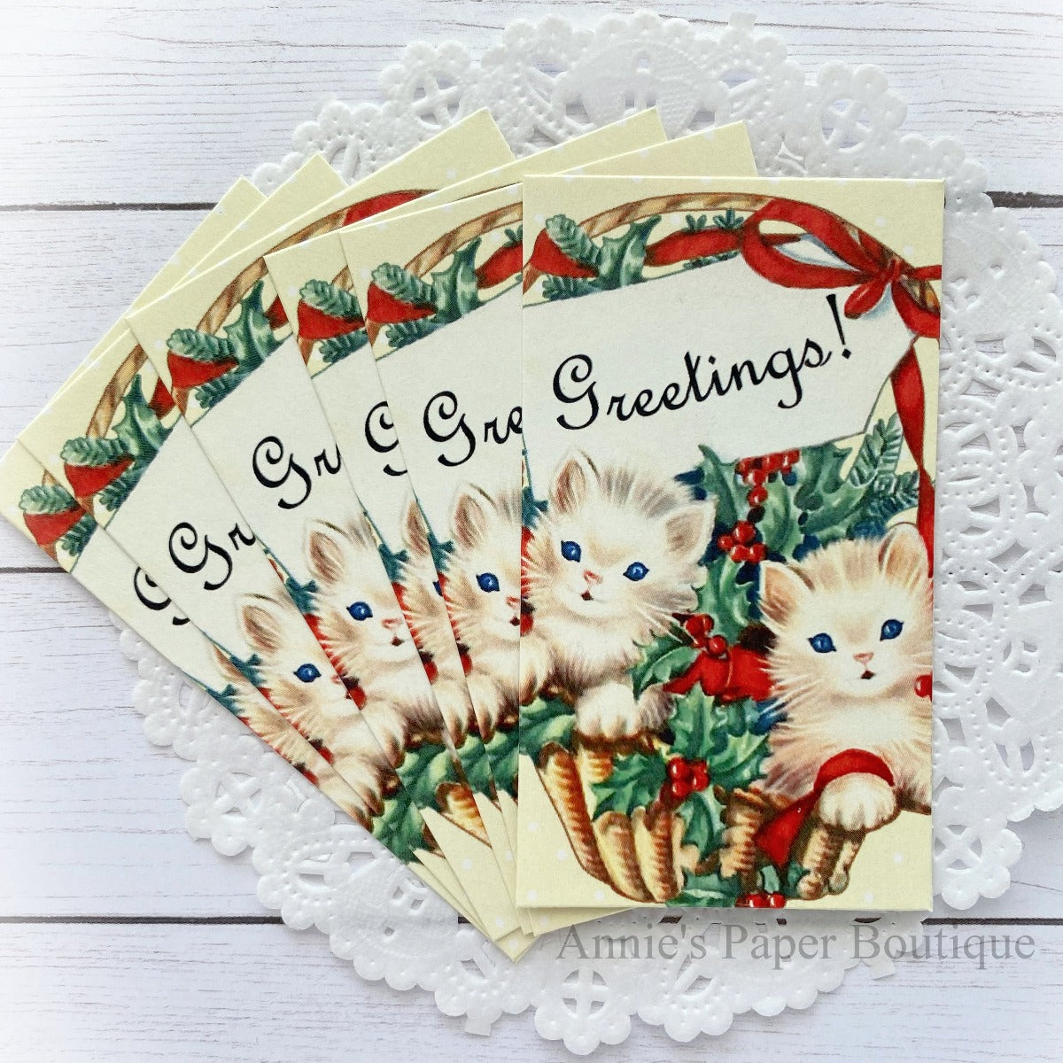 Christmas Kitty Greetings
