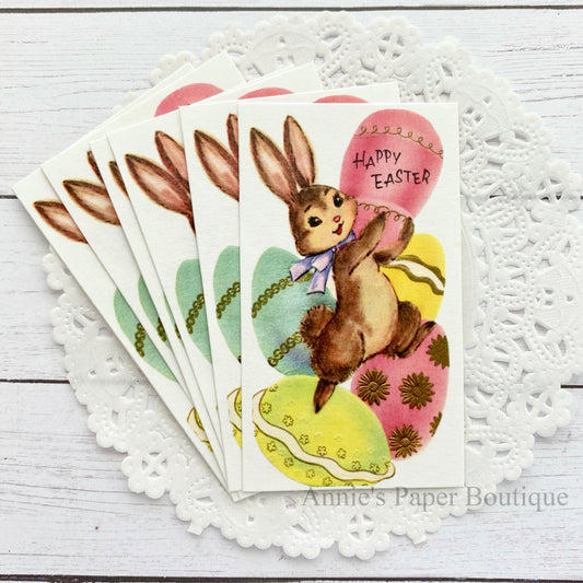 Happy Easter Egg Bunny Tags