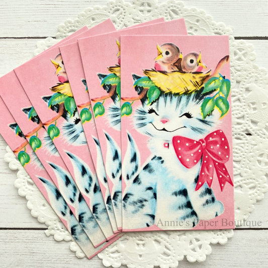 Kitty and Friends Retro Tags