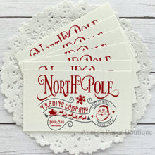 North Pole Trading Company Retro Tags