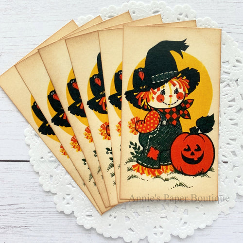 Scarecrow Vintage Inspired Tags