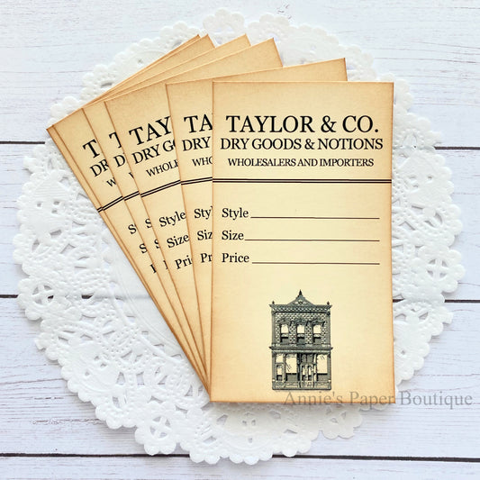 Dry Goods Vintage Inspired Tags