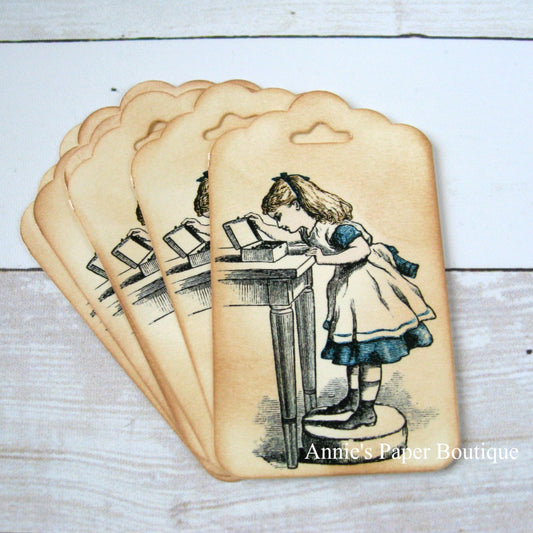 Alice In Wonderland Vintage Inspired Tags