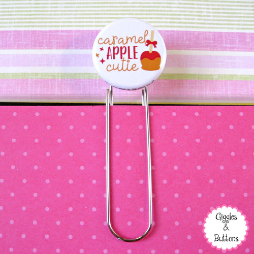 Caramel Apple Cutie Button Paper Clip