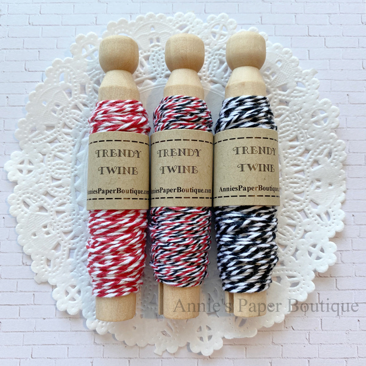 Cherry Midnight Trendy Twine Sampler