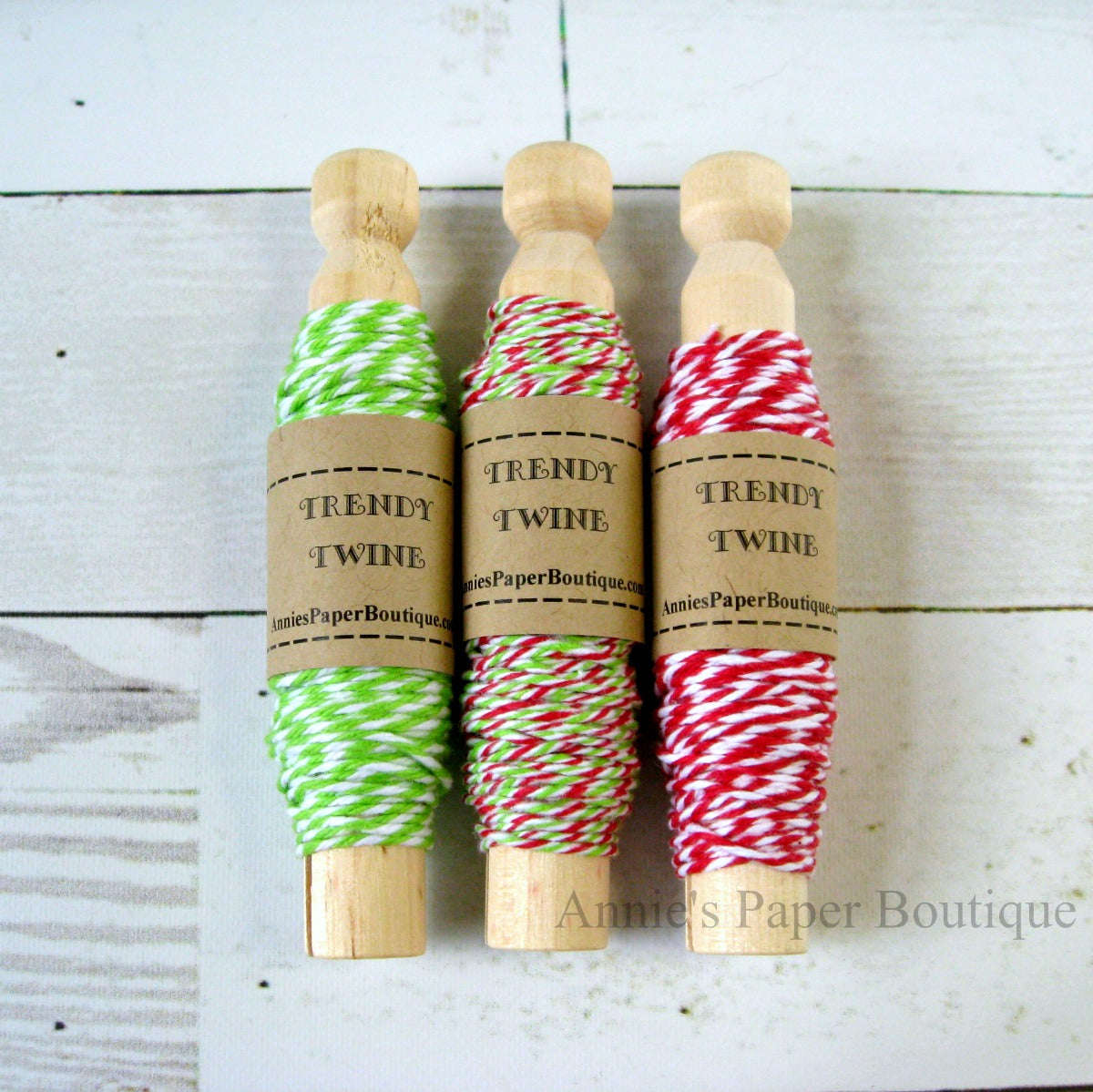 Christmas Mint Trendy Bakers Twine Sampler