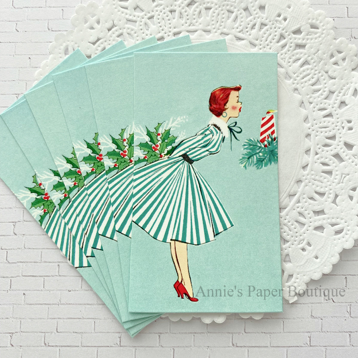 Christmas Wishes Retro Tags