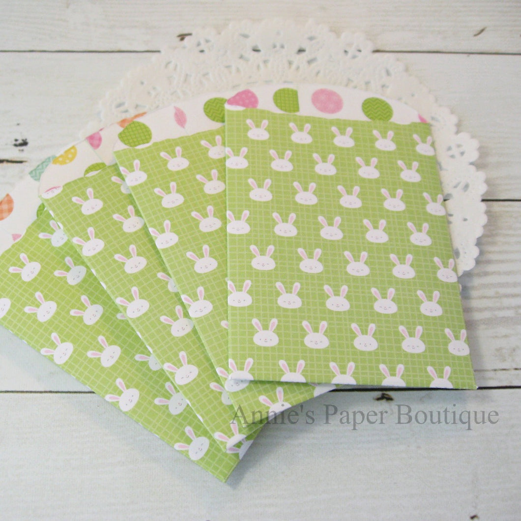 Bunny and Eggs Paper Pockets