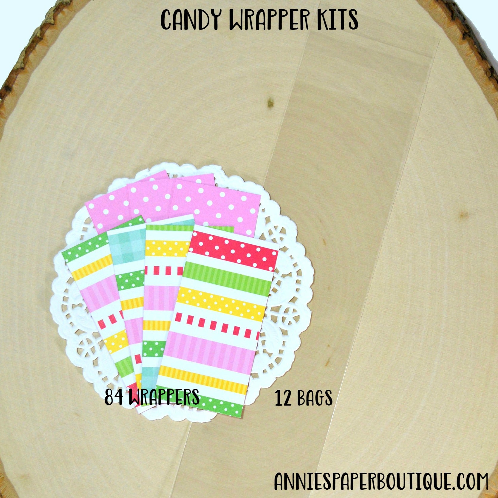 Candy Wrapper Kits for Mini Candy Bars