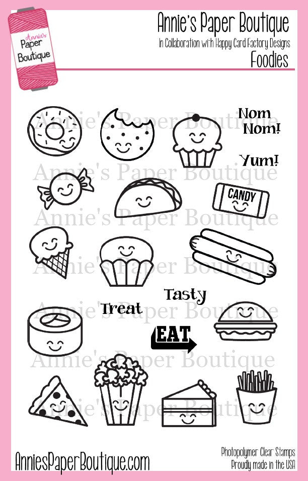 Foodies Planner Stamps - Meal Planning